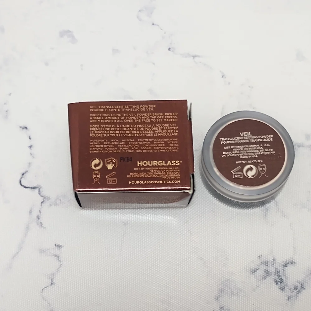 Hourglass Veil Translucent Setting Powder .03 oz/9 g Mini Travel Size New
